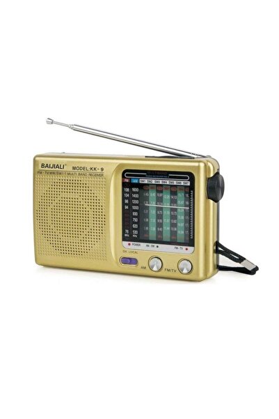 Tradesor Φορητό ραδιόφωνο μπαταρίας - KK9 - 837096 - Gold