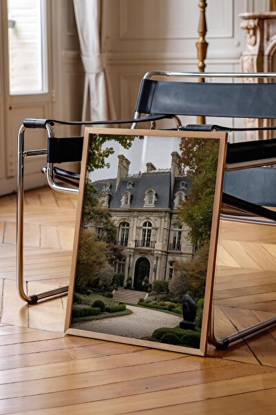 Postifull Classic Building Poster, Wooden Framed Poster, Old Money Series, No...