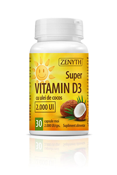 ZENYTH Super Vitamina D3 2000UI 30cps moi