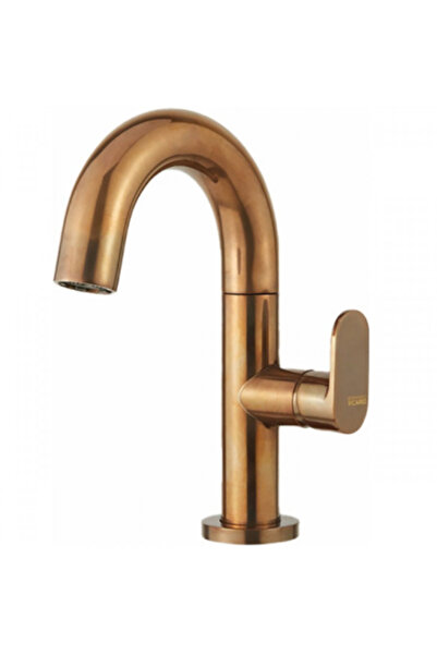 ARMANDO VICARIO Slim Brass Μπαταρία Νιπτήρος Με Βαλβίδα Clic-Clac