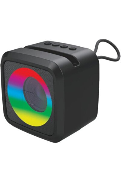 HXD Zoomlion Portable Bluetooth 5.3 Speaker with RGB LED Lights, 5W Mini Subw...