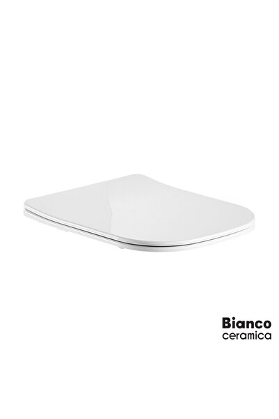 BIANCO CERAMICA 9601SC-300 Κάλυμμα Λεκάνης βακελίτη slim soft close White