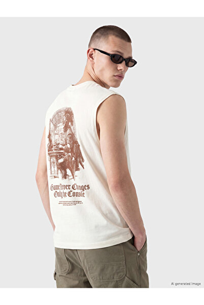 LC Waikiki I Zero Roba Yaka Printed Men's Sleeveless T-Shirt from Freezen Store