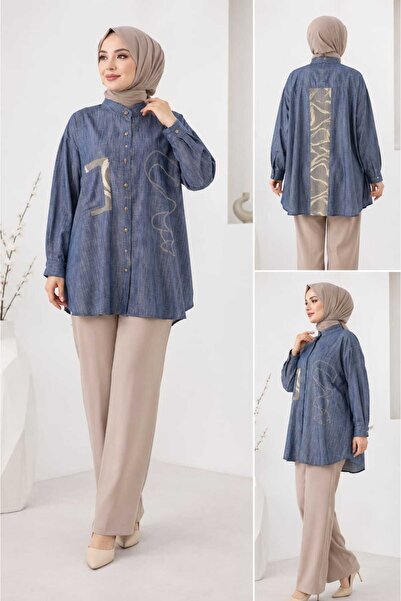 by aydin New Season Tansel Denim Shirt Beautiful Quality