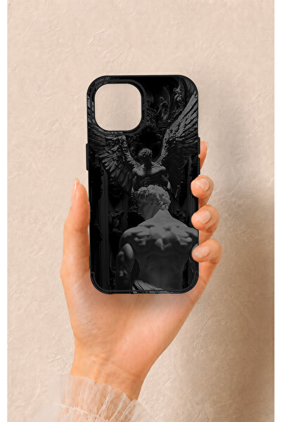 Vip Case iPhone 15 Uyumlu Icarus Desenli Silikon Kılıf