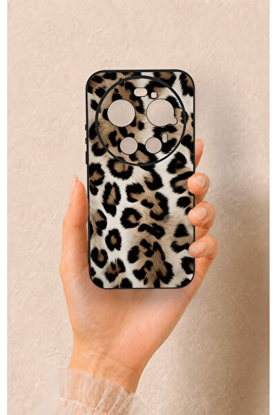 Vip Case Xiaomi Mi 17 Ultra Uyumlu Leopar Derisi Desenli Silikon Kılıf