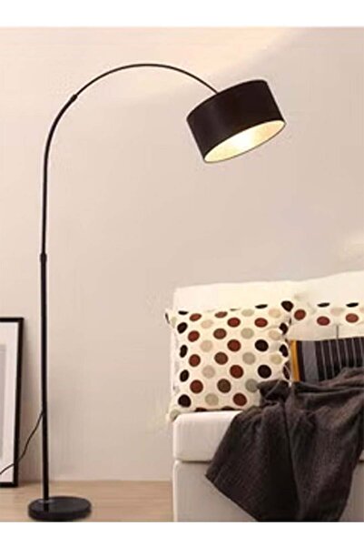 Homestar Dimmable Floor Lamp, Nordic Style Lamp with Dimmer, Black Standing A...