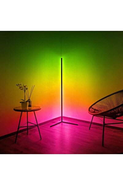 XIUWOO Remote Control RGB LED Corner Floor Lamp Multicolour