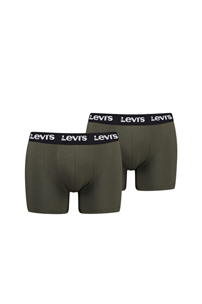 Levis LEVI'S Ανδρικά Μποξεράκια Χακί, Σετ 2 τεμαχίων