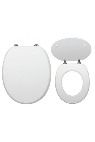 FERRO WC SEATS BILAMDF Κάλυμμα λεκάνης MDF Π37,5cm Λευκό