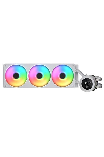 Cougar Poseidon Vistek ARGB 360 CPU Liquid Cooler, White