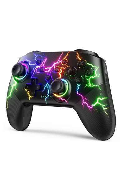 OEM Ασύρματο χειριστήριο S80 για Nintendo Switch, PC & Κινητά, RGB, Turbo, Δό...