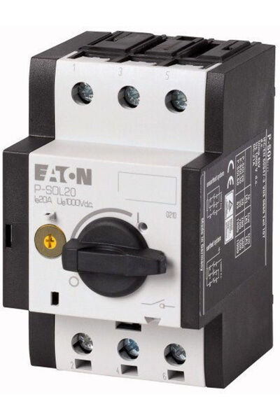 Eaton Comutator de panou cu apăsare, 2 poli, 1000V 20A