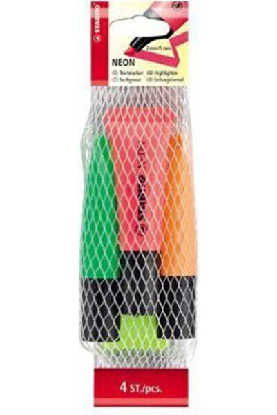 Stabilo Evidențiator galben neon - Ground - Pom - Rose