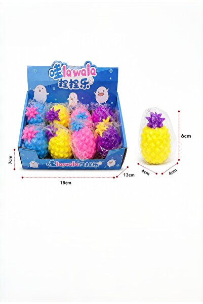 stars pearl Squishy Pineapple Stress Relief Toy - Bright and Assorted Colors ...