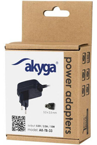 Akyga Adaptor de alimentare universal 5V 2A cu putere de 10W (AK-TB-33)