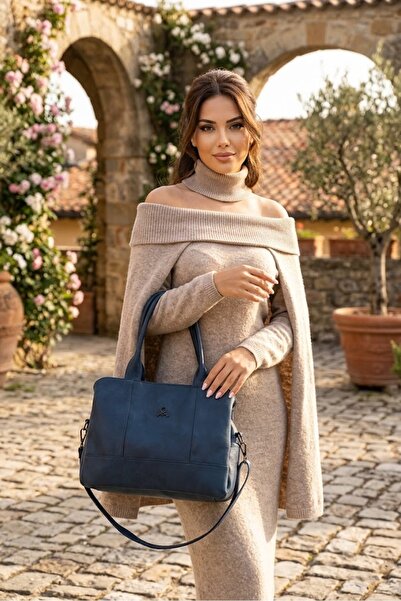 MEGA ÇANTA Soft Leather Large Shoulder Bag