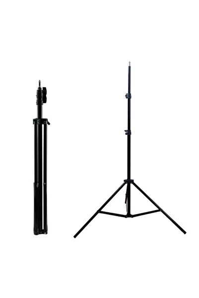 MACVI Trepied profesional reglabil de 2m din aluminiu — Stabilitate pentru fo...