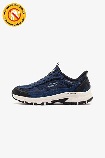 SKECHERS Men's Hillcrest Slip Ins Shoes 237753 Nvbk Navy Blue/Black Juststep