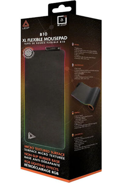 Lexip Mousepad de gaming XXL (800mm) cu iluminare RGB prin USB