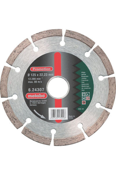 Metabo Disc diamantat pentru materiale de construcții, disc de tăiere 125mm, ...
