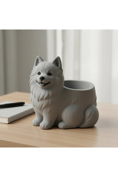 OEM Mini Ghiveci Decorativ Samoyed pentru Plante Mici Imprimat 3D