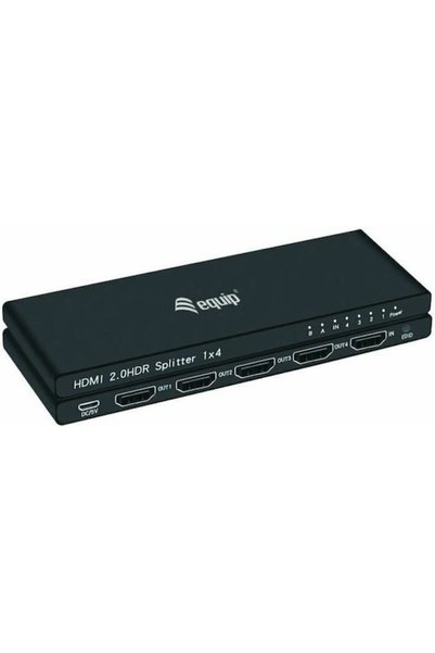 EQUIP HDMI 2.0 4-θυρο 4K/60Hz Διαχωριστής HDMI 332717