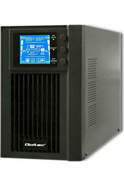 Qoltec Sursă de alimentare neîntreruptibilă (UPS) 1000VA 800W, tip On-Line, c...