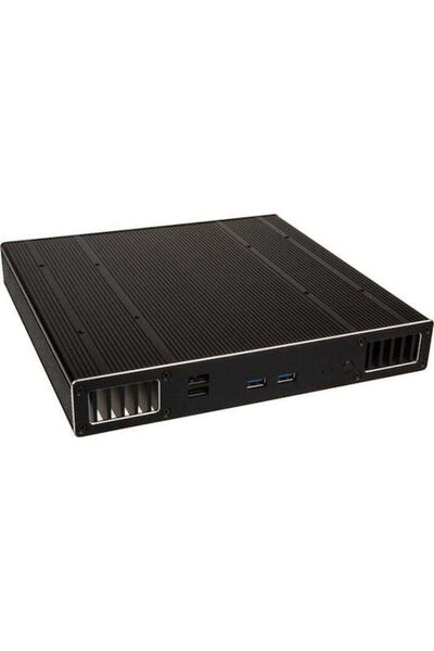 Akasa Carcasă PC Plato TN NUC cu fereastră laterală, negru