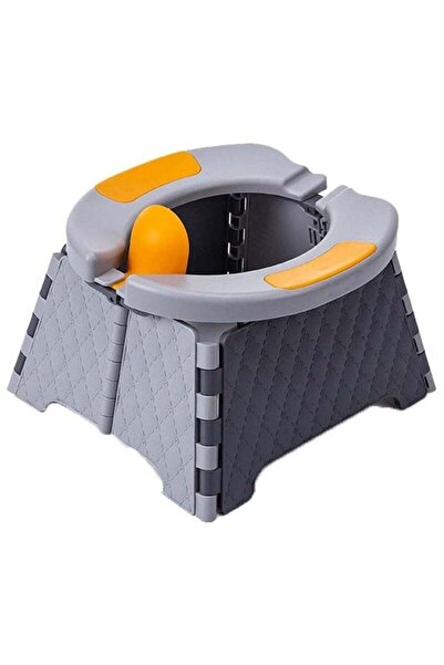 Arabest Potty Seat, Foldable Portable Toddler Potty Chair, Gray Orange, Sturd...
