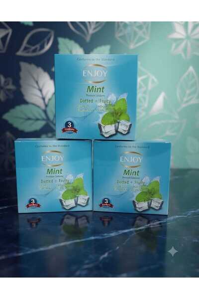 Enjoy Injoy Medical Grade Condom 3 Pcs X 3 Boxes - Condoms Value Pack - Total...