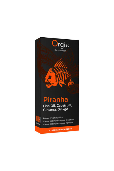 Orgie Piranha - Power Cream For Him - 0.5 fl oz / 15 ml