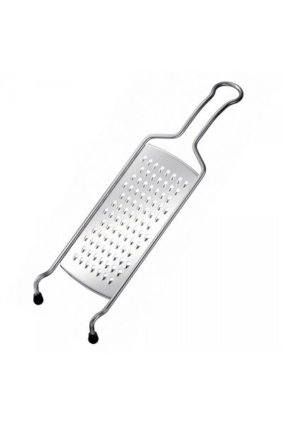 ROESLE Razatoare Roesle, 11x40cm, gaurii medii, Silicon/Inox, Negru/Argintiu