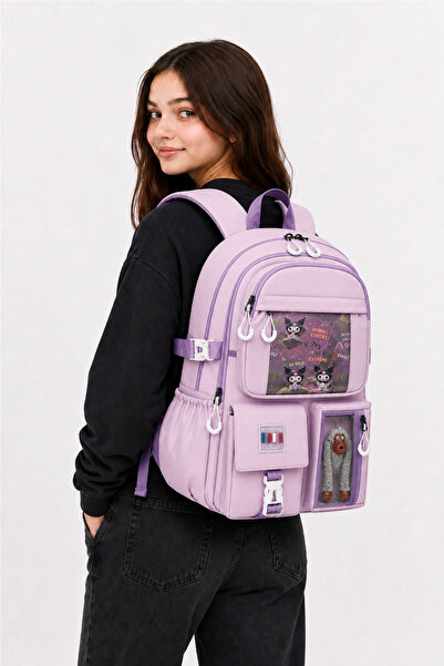 Strong Korean Style 2-Piece Primary School and Middle School School Bag with ...