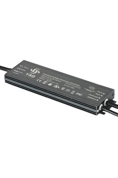 YSD τροφοδοτικό DC 100WUGF-12, 12VDC, 100W, 8.3A, IP67, dimmable