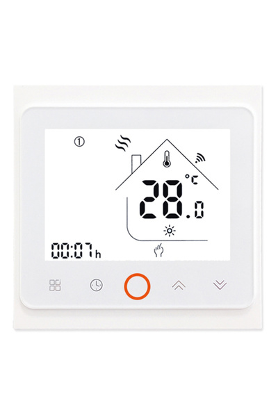 unbranded Smart θερμοστάτης πετρελαίου BHT-002-GBLWDB, WiFi, dual band, λευκός