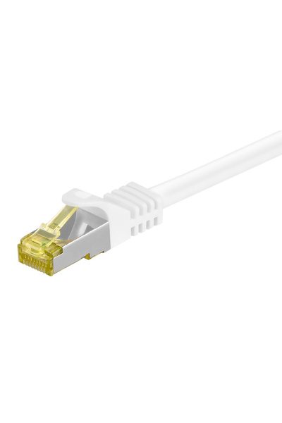 goobay καλώδιο δικτύου 91095, CAT 7 S/FTP, copper, 500MHz, 5m, λευκό