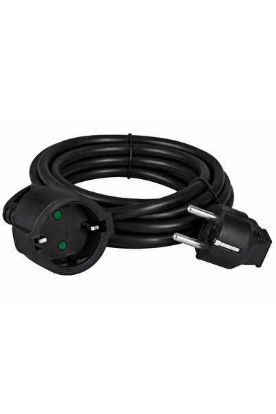 POWERTECH μπαλαντέζα ρεύματος PT-1562, 1x schuko, 16A, 5m, μαύρη