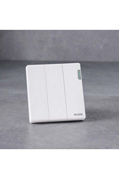 Danube Home Milano 10A 3G 2W Switch Electrical Switches Sockets Outlets For H...