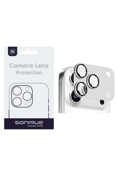 Other Camera Protection Sonique Metal Lens Full Cover Apple iPhone 17 Pro Silver