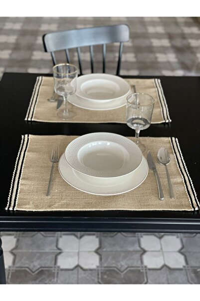 Lucien Home American Service Set with Jute Accessories, Set of 2