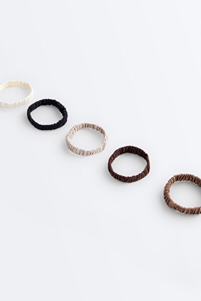 Oysho 5 twist effect scrunchies