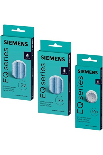 Yıldızan Siemens Tz80001 10 Cleaning Tablets + 6 Descaling Tablets Tz80002 fo...