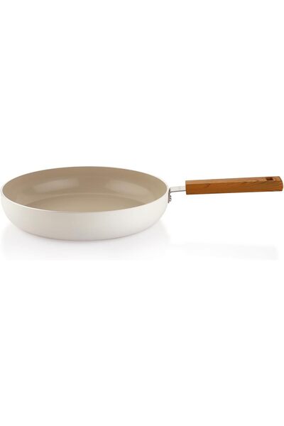 Yıldızan Nry Shop Ceramoni Ceramic Pan 28 Cm-Cream 1293253