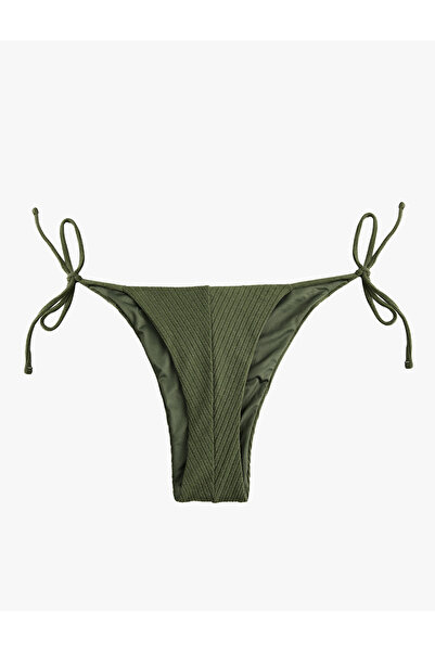 Koton Yanları Bağlamalı İpli Simli Bikini Altı