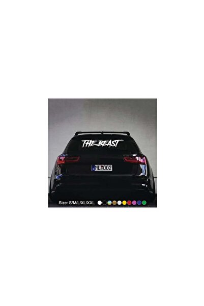 Amo-Stickers Sticker auto Luneta The Beast 45cm Verde