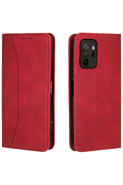 Bodycell Θήκη - Πορτοφόλι Xiaomi Poco M3 Pro 5G - Red