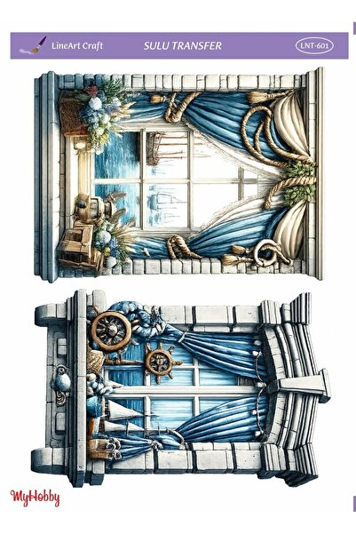 LİNEART لوحة سولو ترانسفير رقم: LNT601-25x35cm