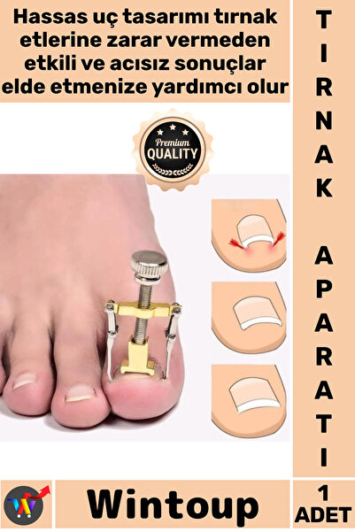 Wintoup #TırnakAparatı Premium Pedikür Paslanmaz Çelik Ayak Sağlığı Düzeltici...