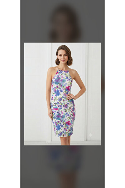 Butik Çiçek desenli elbise